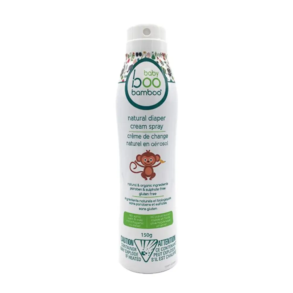 Naturalny krem ​​w sprayu na odparzenia pieluszkowe Baby Boo Bamboo