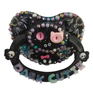 Decorated pacifier Dark Cutie Eclipse